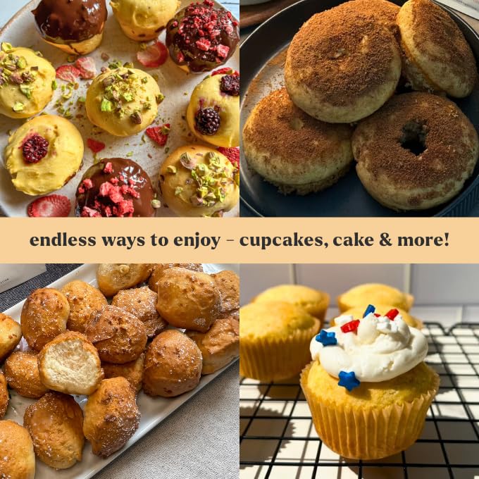 Scotty's Everyday keto cupcake mix twelve cupcakes ready for baking.