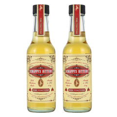 Scrappy's Fire Tincture 5 oz bottle shows bold habanero heat and floral balance.
