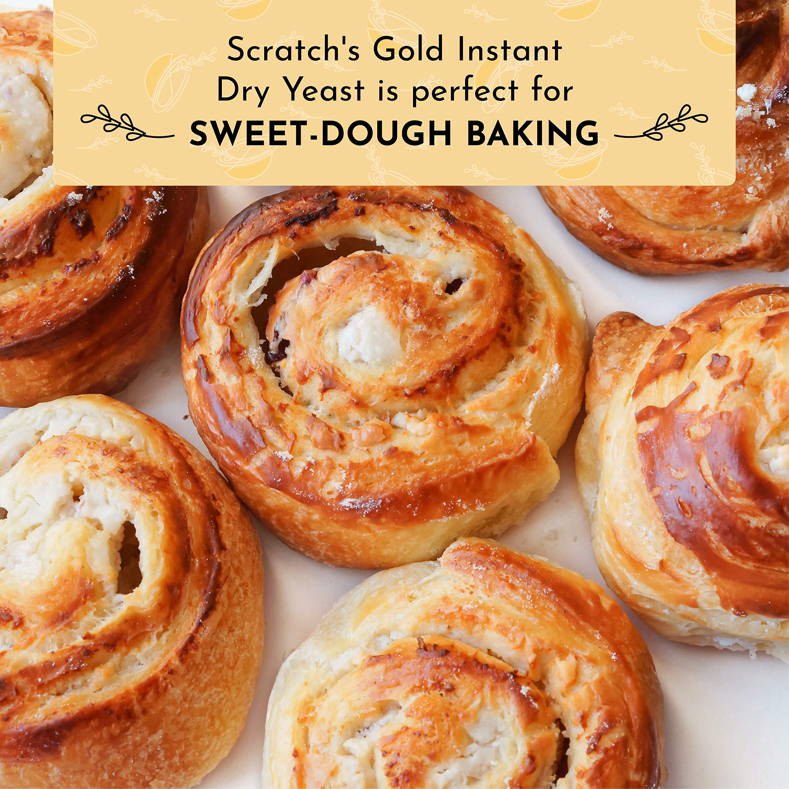 Scratch Gold yeast in a bread machine for easy prep
