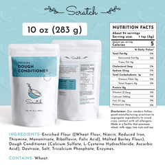 Scratch Premium Dough Conditioner - all-flours focus helps versatile bread recipes with consistent texture.