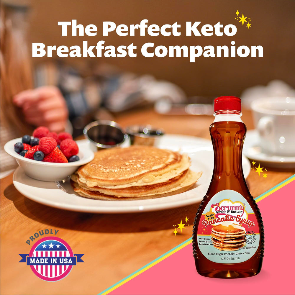 Scrummy Pancake Syrup salad dressing drizzle adds flavor without added sugars