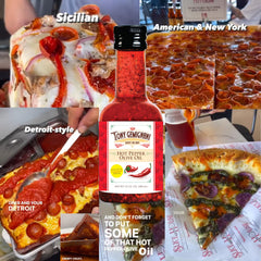 Tony Gemignani olive oil label front highlights no preservatives.