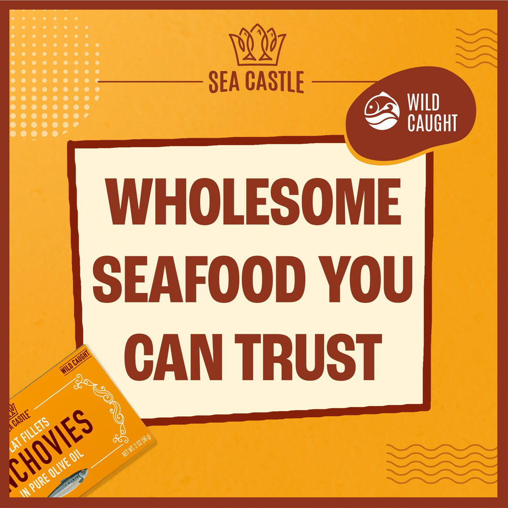Sea Castle kosher certified packaging for year round use including Passover