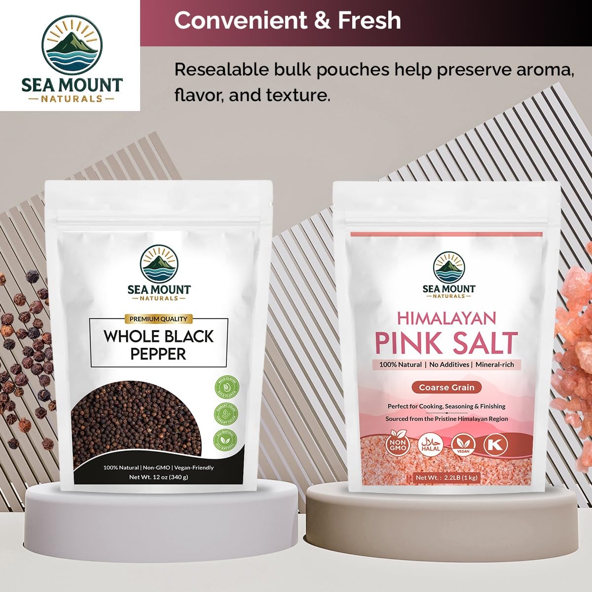 Sea Mount Naturals daily cooking flavor boost for meats and veggies