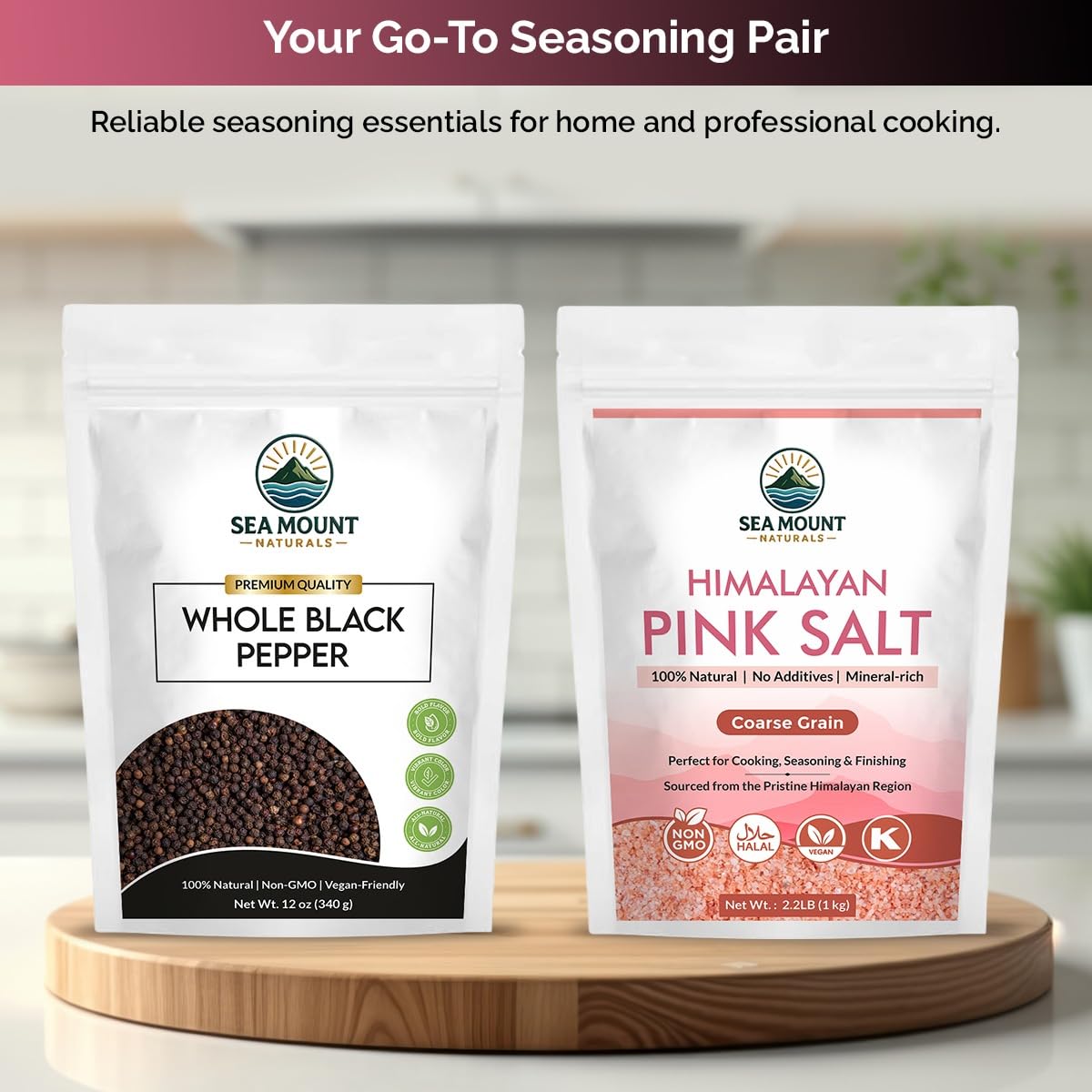 Sea Mount Naturals trusted ingredients packaged for everyday meals