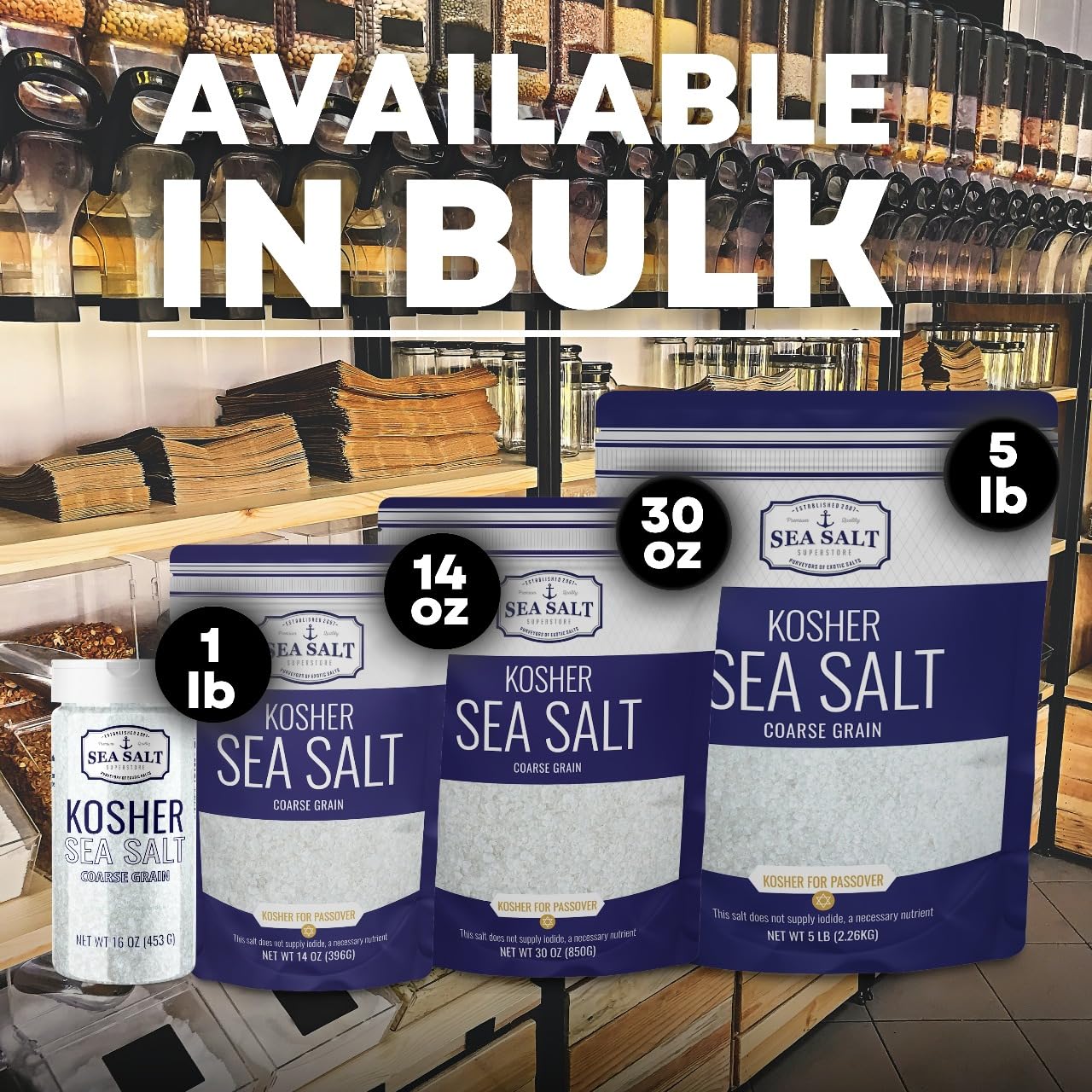 Sea Salt Superstore baking and seasoning salt supports even flavor in recipes