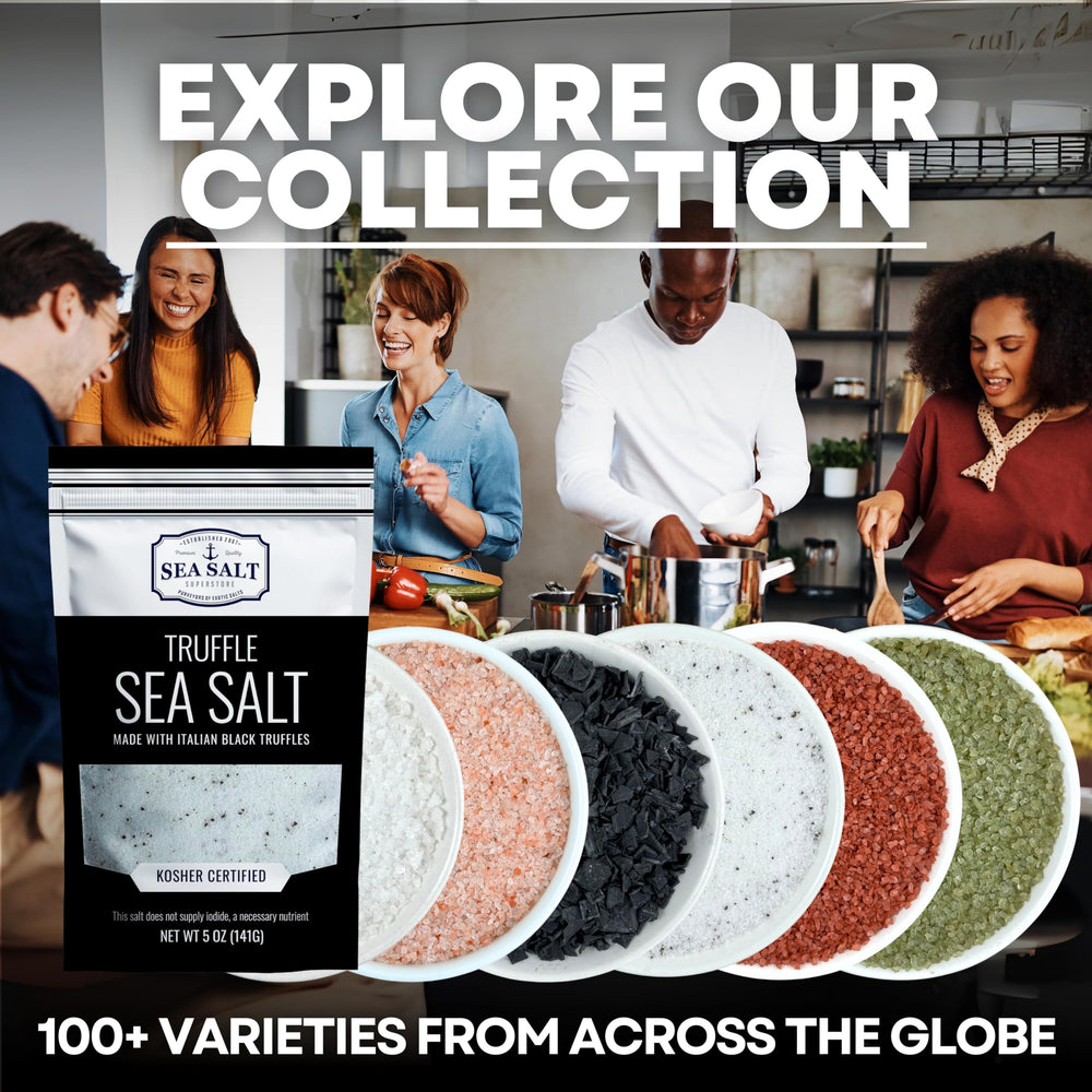 Sea Salt Superstore Caravel Gourmet truffle salt used in soups and sauces