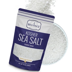 Sea Salt Superstore coarse-grain bottle for even seasoning