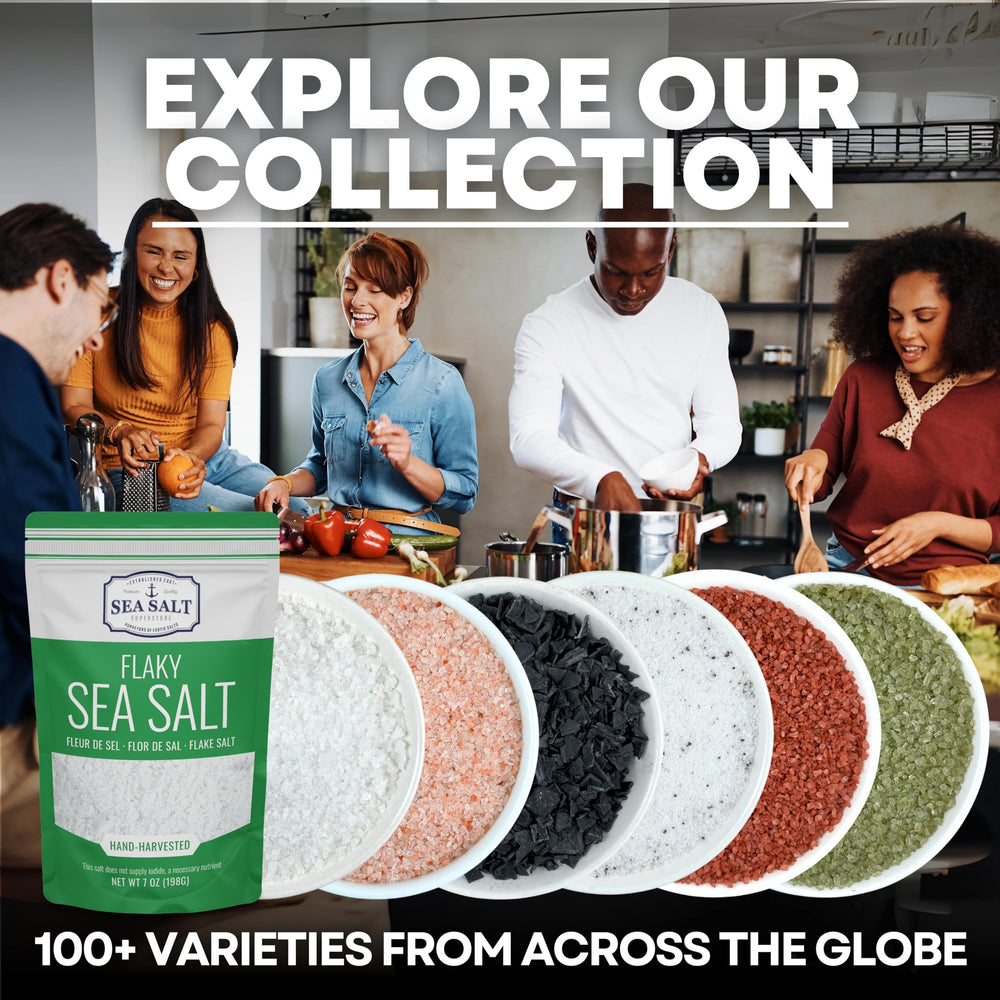 Sea Salt Superstore coarse-grain label shows kosher and gluten-free status