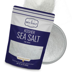 Sea Salt Superstore fine grain kosher salt bag ready for kitchen seasoning