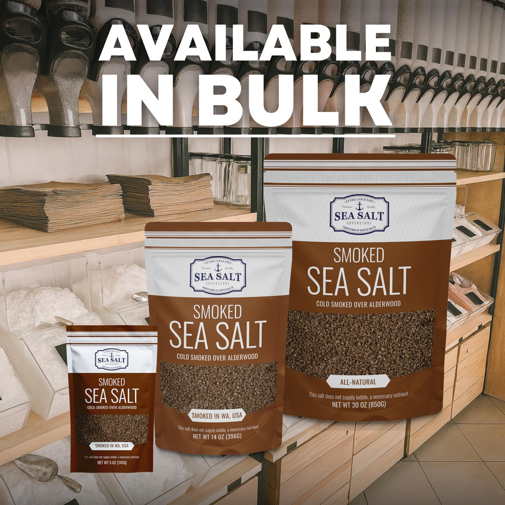 Sea Salt Superstore finishing salt on steak demonstrates delicate savor and finishing touch.