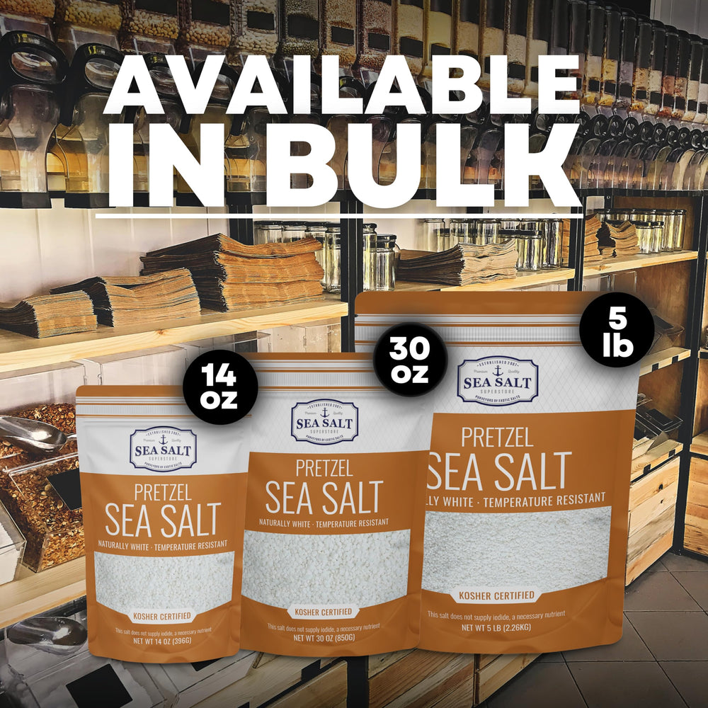 Sea Salt Superstore ice cream topping salt adds crunch and flavor.