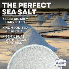 Sea Salt Superstore pure unrefined salt preserves natural mineral flavor.