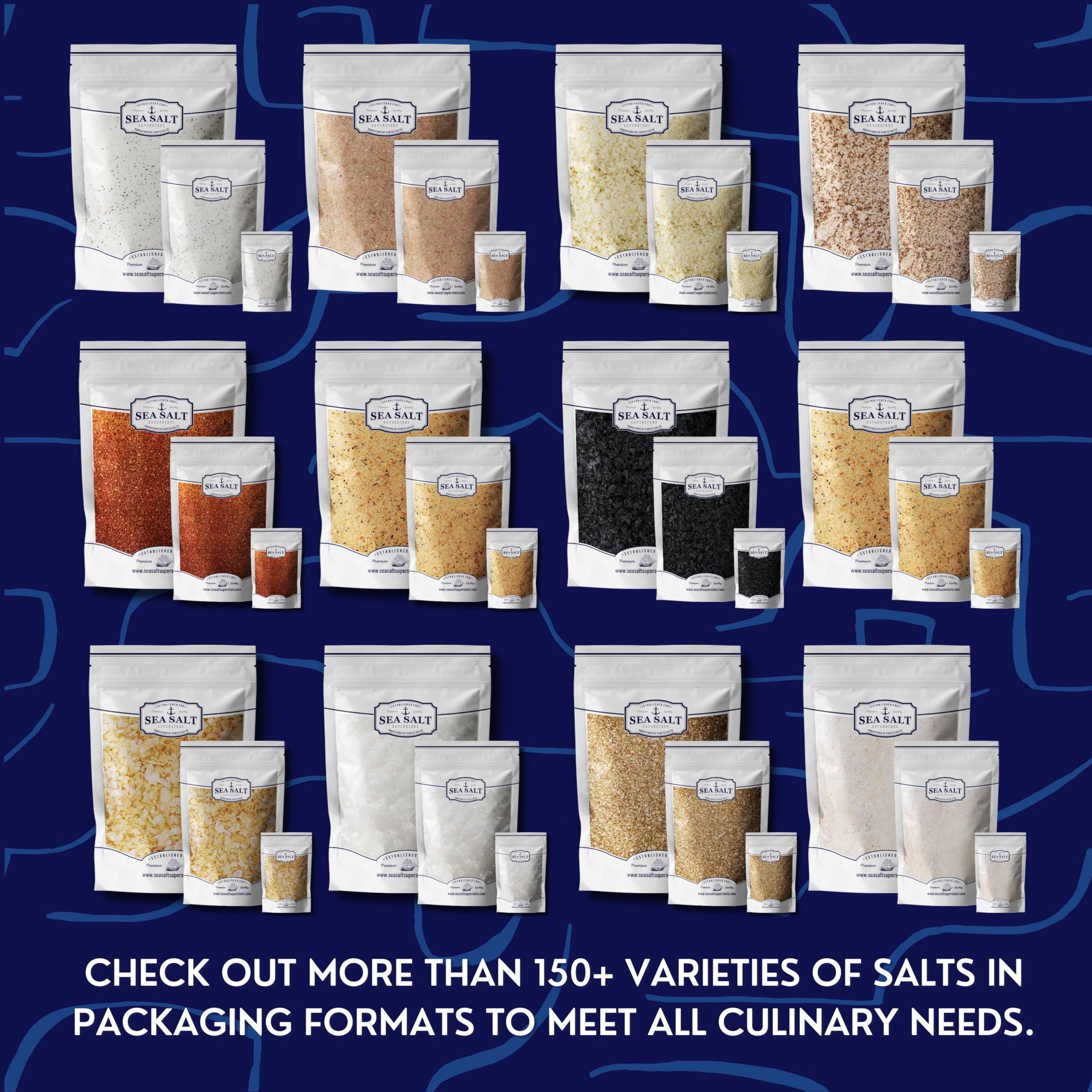 Sea Salt Superstore resealable pouch storage keeps minerals fresh