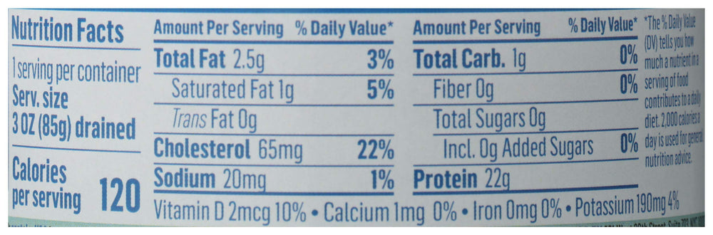 Sea Tales ready-to-eat shot demonstrates portion control and quick meals.