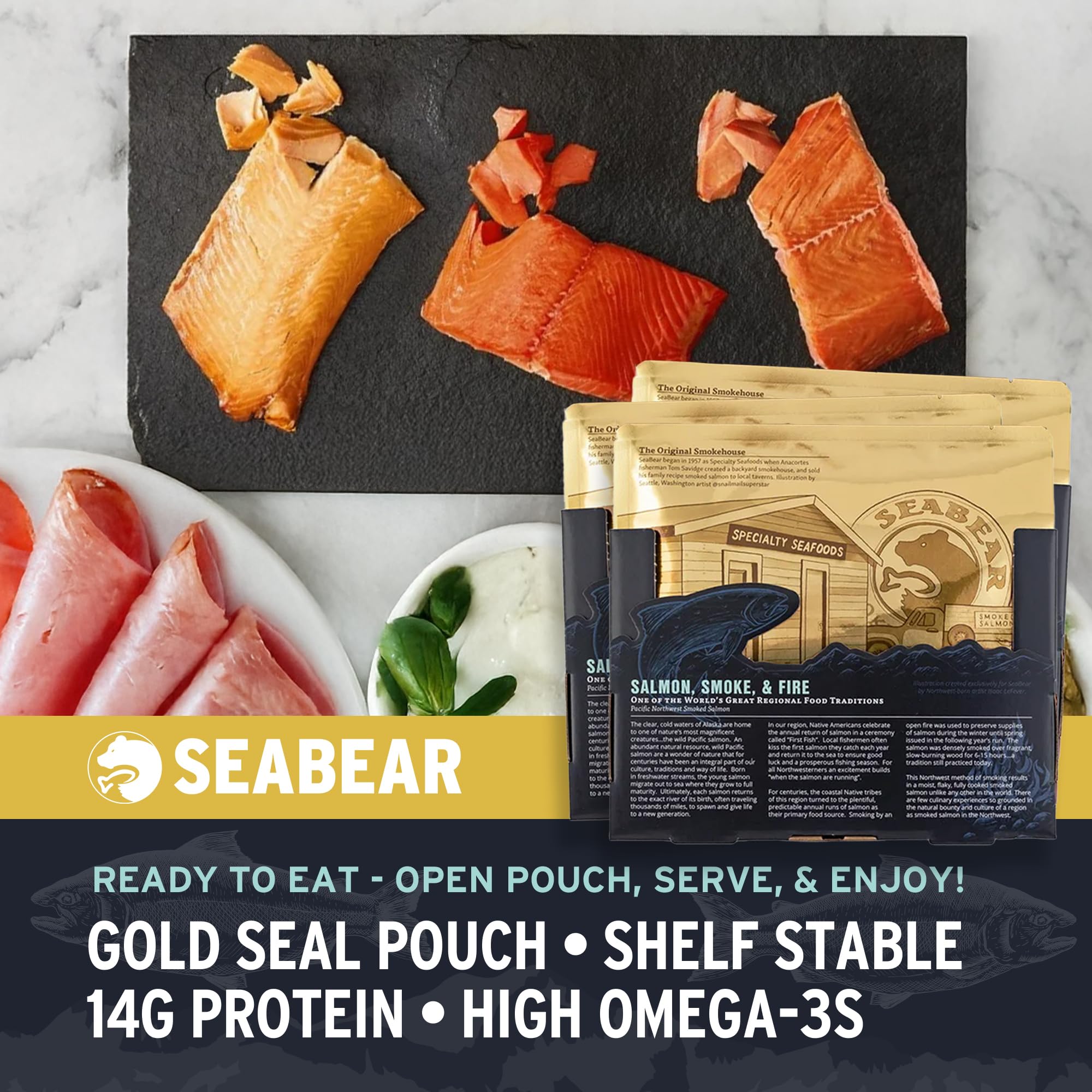 SeaBear coho fillets bring bold, balanced taste for elegant plates.