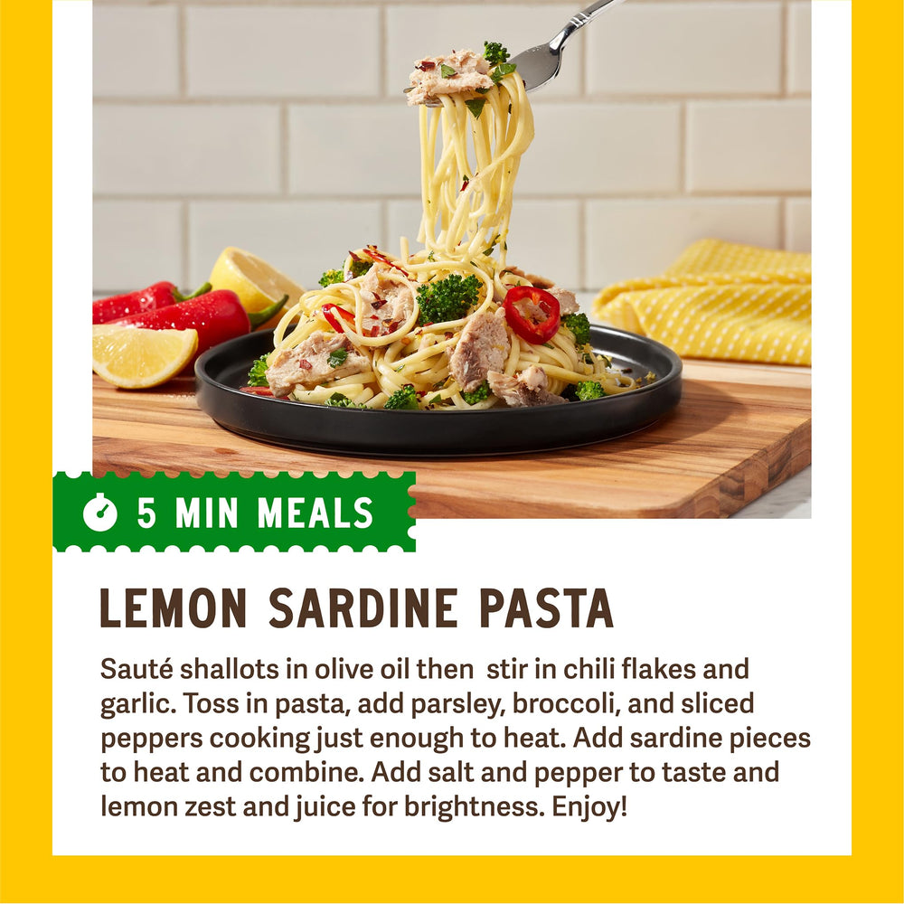 Season Sardines low-sodium option preserves flavor with balanced salt use.