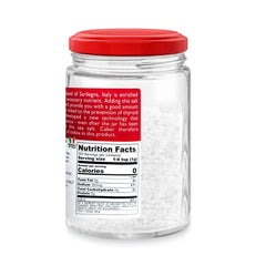 Seasonello iodine-enriched salt packaging on shelf for versatile kitchen use