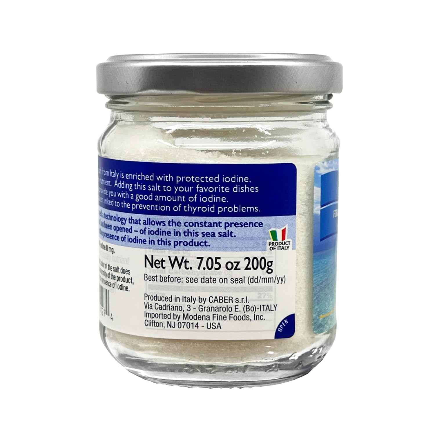 Seasonello iodine-enrichment close-up signals mineral balance for diverse dishes.