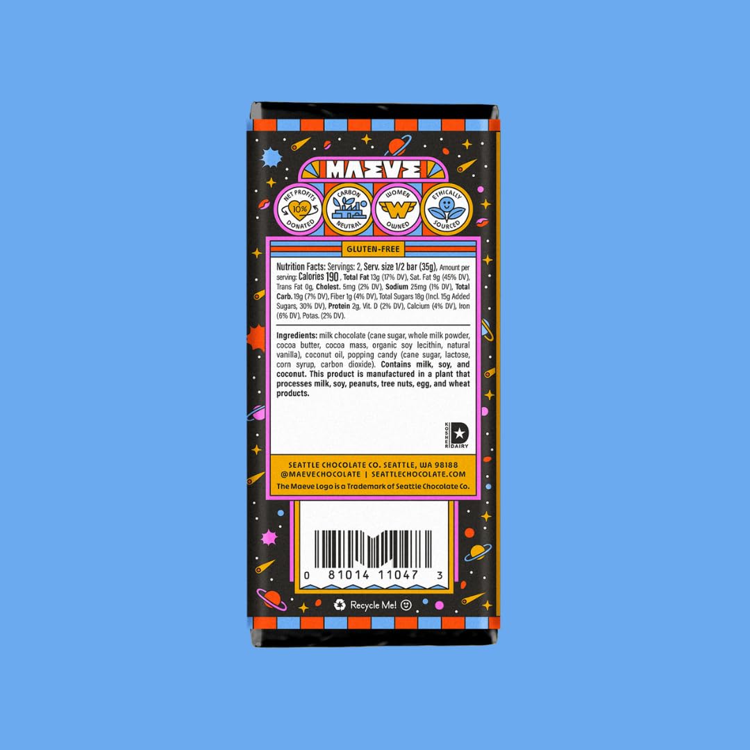 Ethically sourced cocoa supports farmers and Maeve's mission.