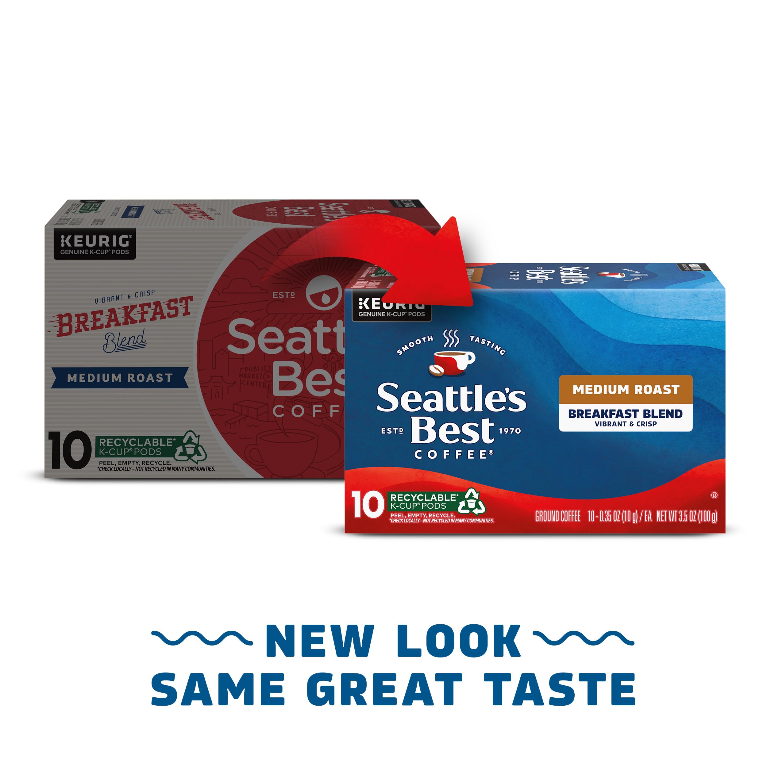 100% Arabica beans from Latin America deliver a smooth, balanced cup.