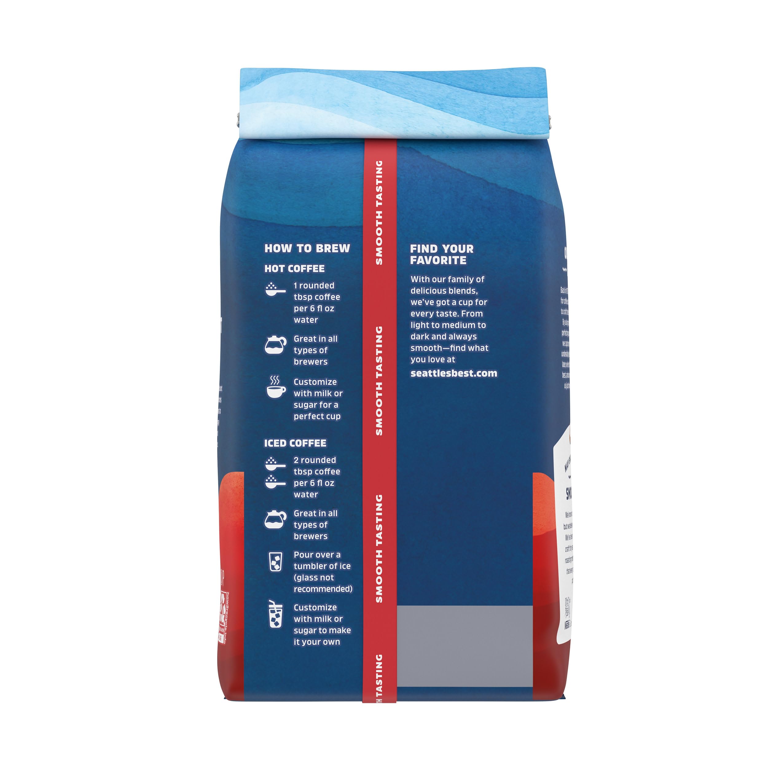 Seattle's Best Coffee Breakfast Blend medium roast for versatile brewing