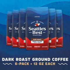 Seattle's Best Coffee Henry's Blend Arabica Latin America beans provide consistent richness.