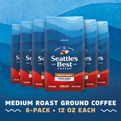 Ground coffee in each bag delivers smooth, balanced flavor for mornings