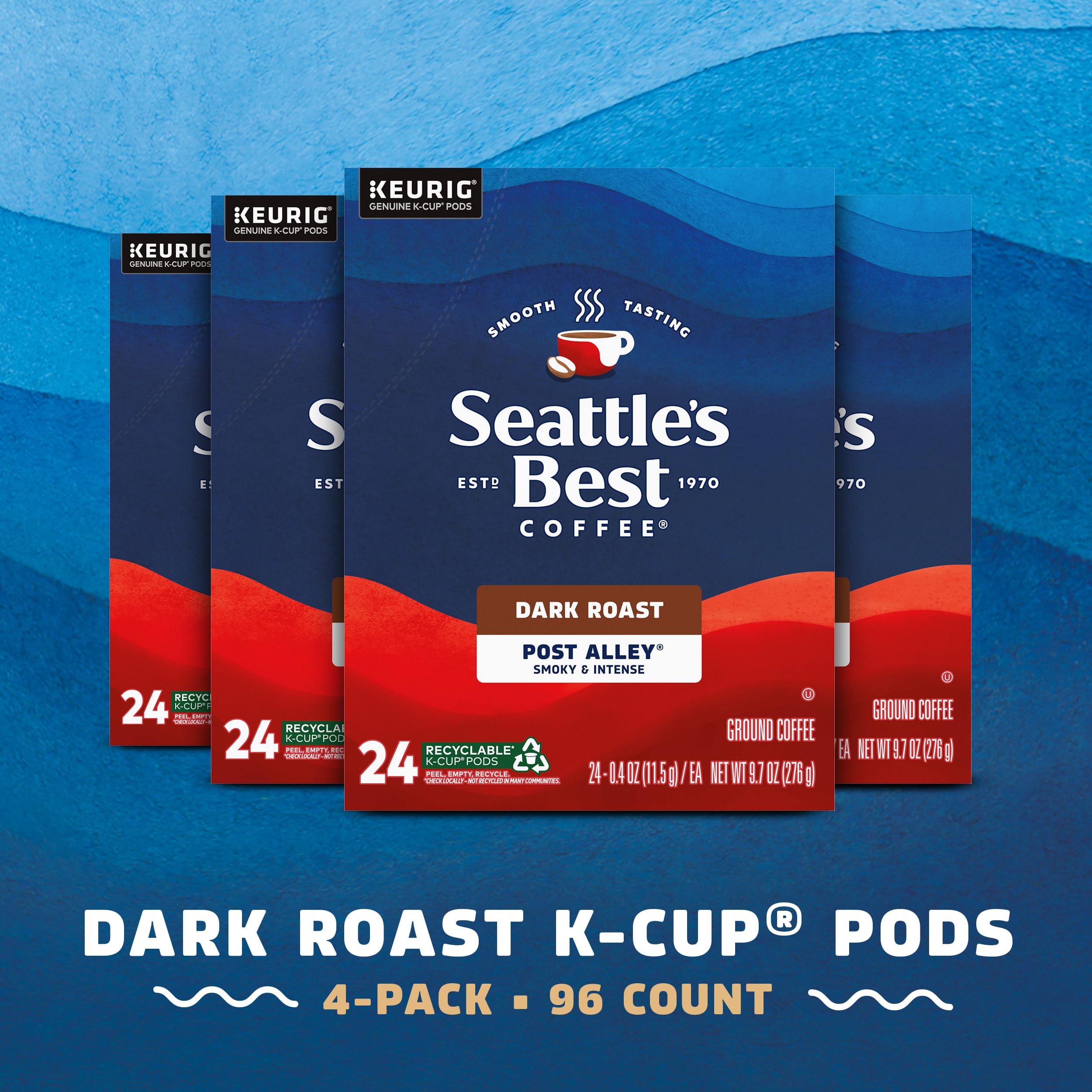 Seattle's Best Coffee Post Alley pods offering café-quality convenience at home