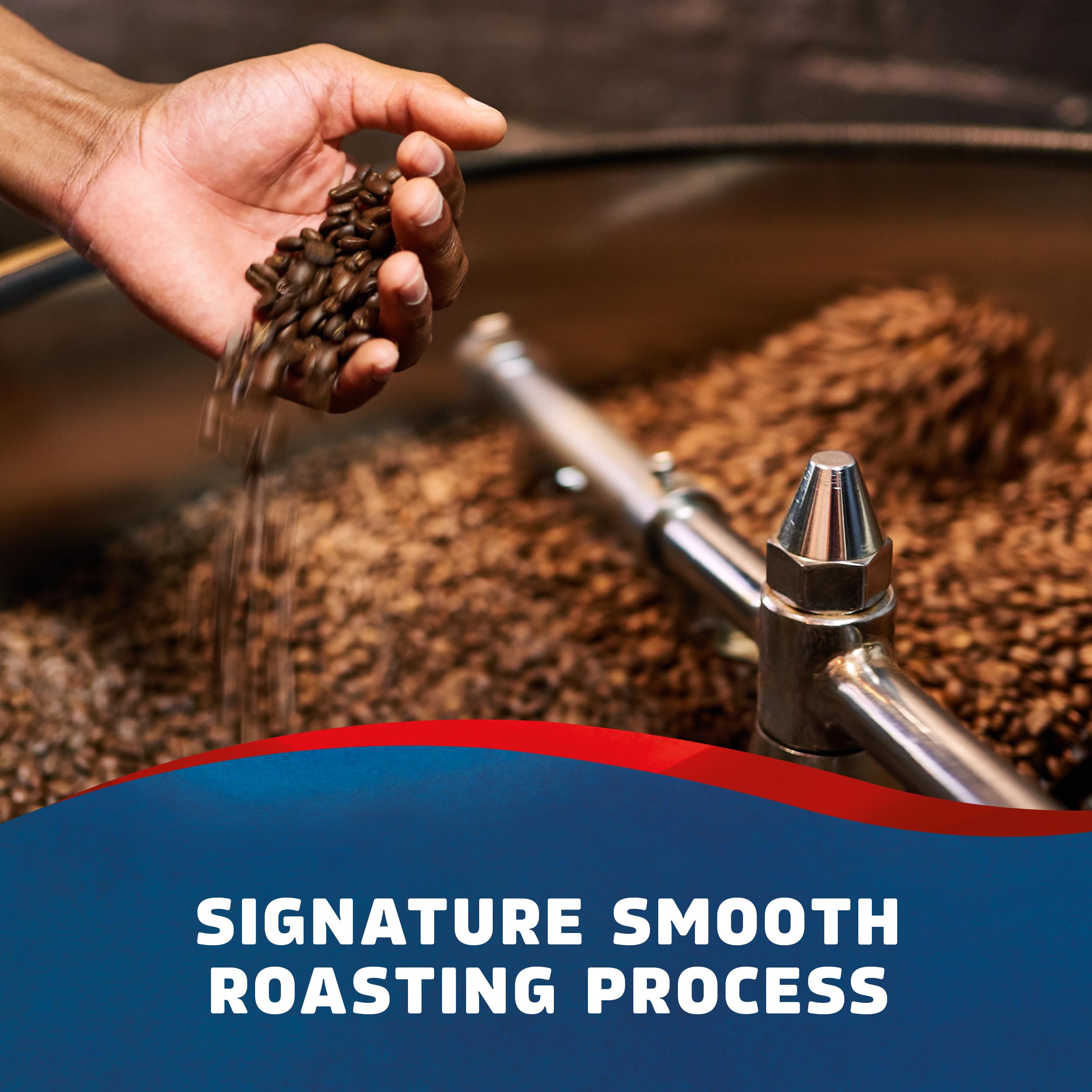 100% Arabica beans in Post Alley pods ensure consistent aroma