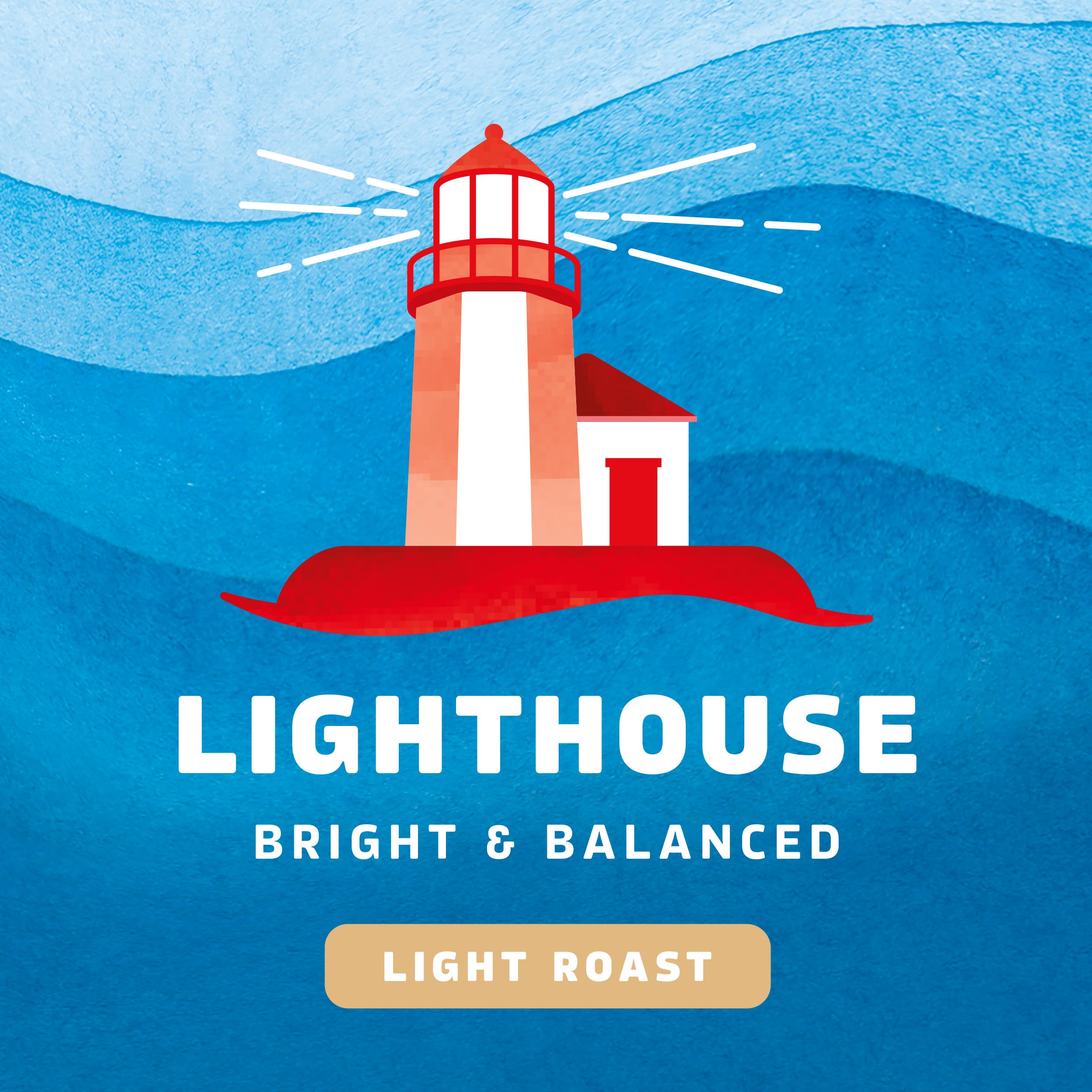 Morning routine with Lighthouse Blend for a steady start.