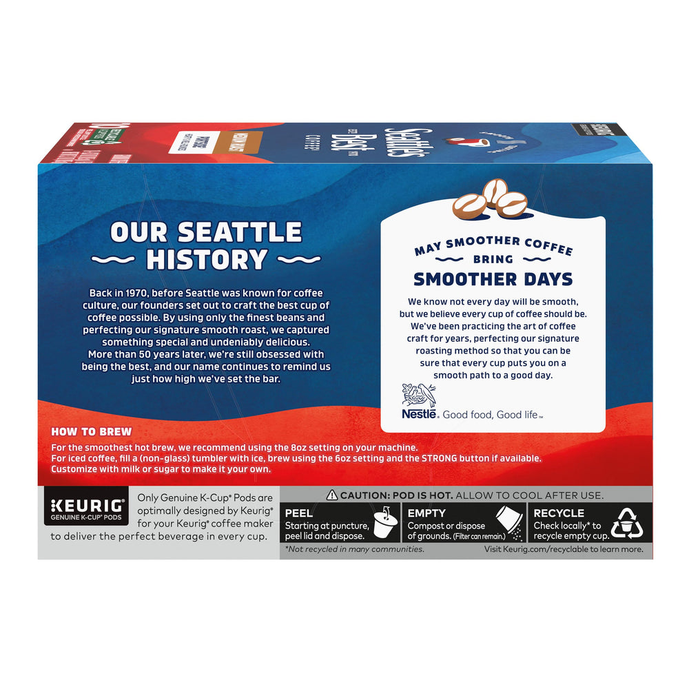 Seattle's Best Portside pod dispense morning routine