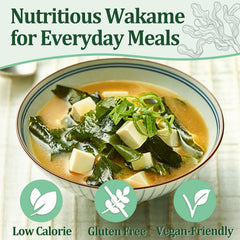 SEAYOFA wakame added to miso soup for rich flavor