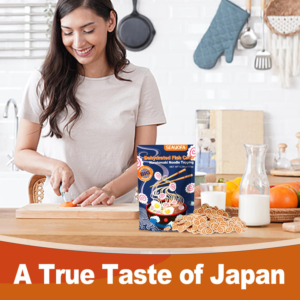SEAYOFA Narutomaki gluten-free and low-fat option for light noodle bowls.