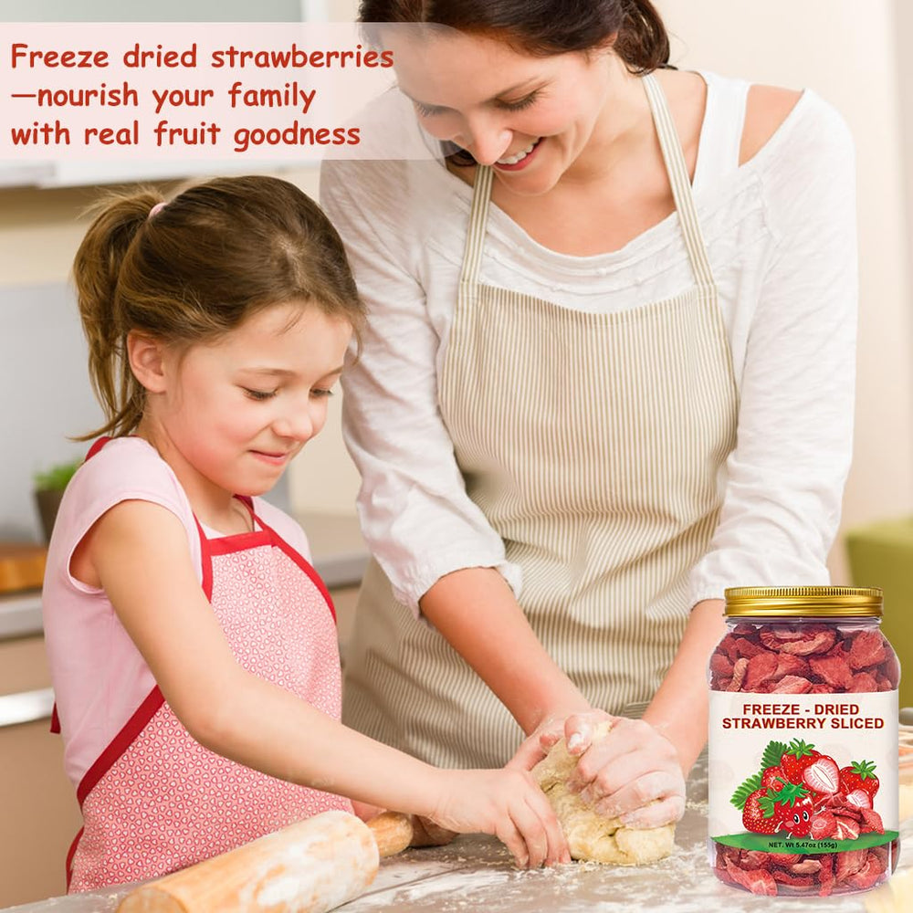 SEAYOFA bake-ready strawberries add flavor to cupcakes and desserts.