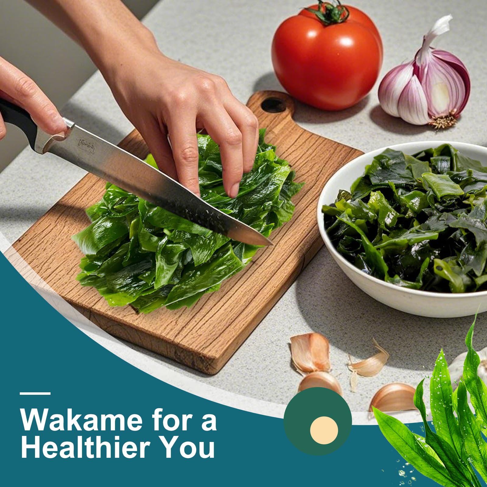 SEAYOFA 8oz wakame offers gluten-free, vegan-friendly option.