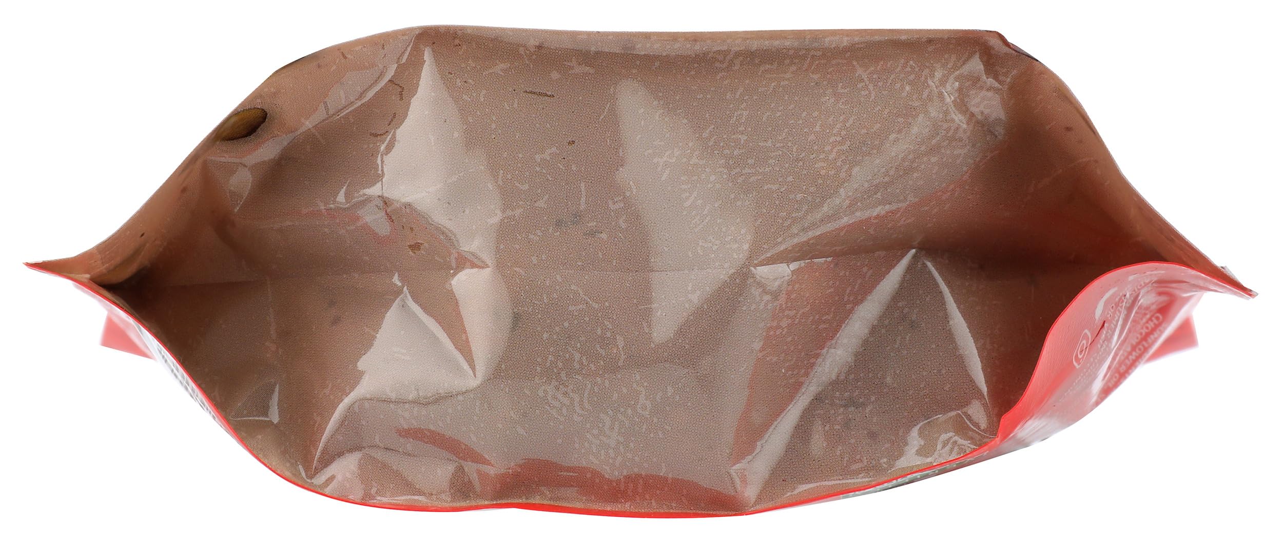 Nutrition label icons on Second Nature bag, signaling a clean, mindful snacking option.