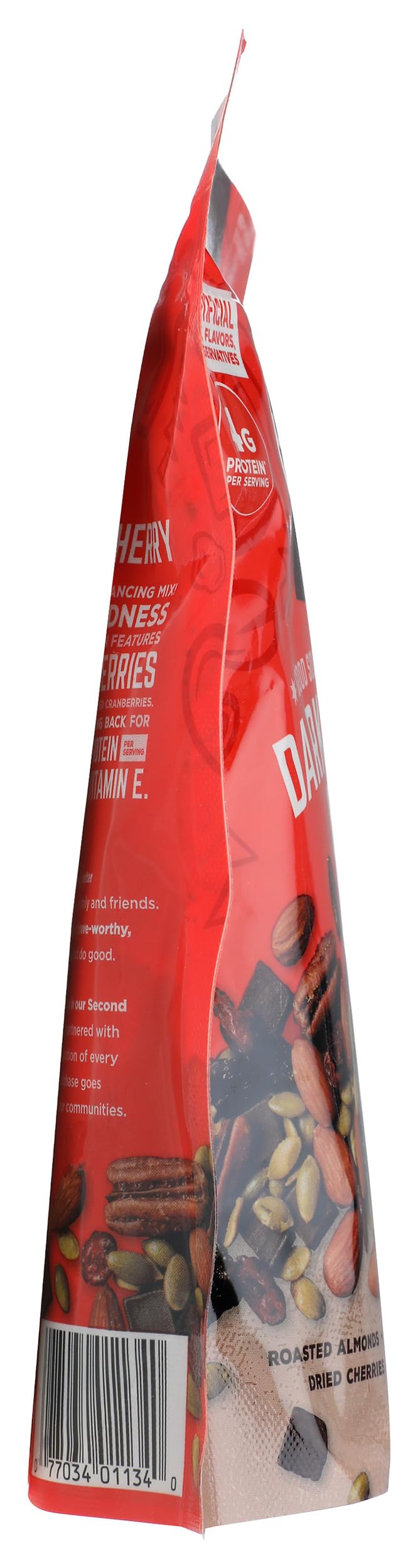 Outdoor hike setting with Second Nature trail mix, tasty fuel for adventures.
