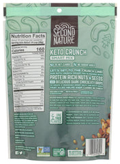 Second Nature Keto Crunch pecans almonds walnuts image—protein-packed medley for energy.