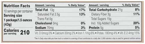 Second Nature Wholesome Medley Trail Mix 15 oz pouch on display for quick snacks.
