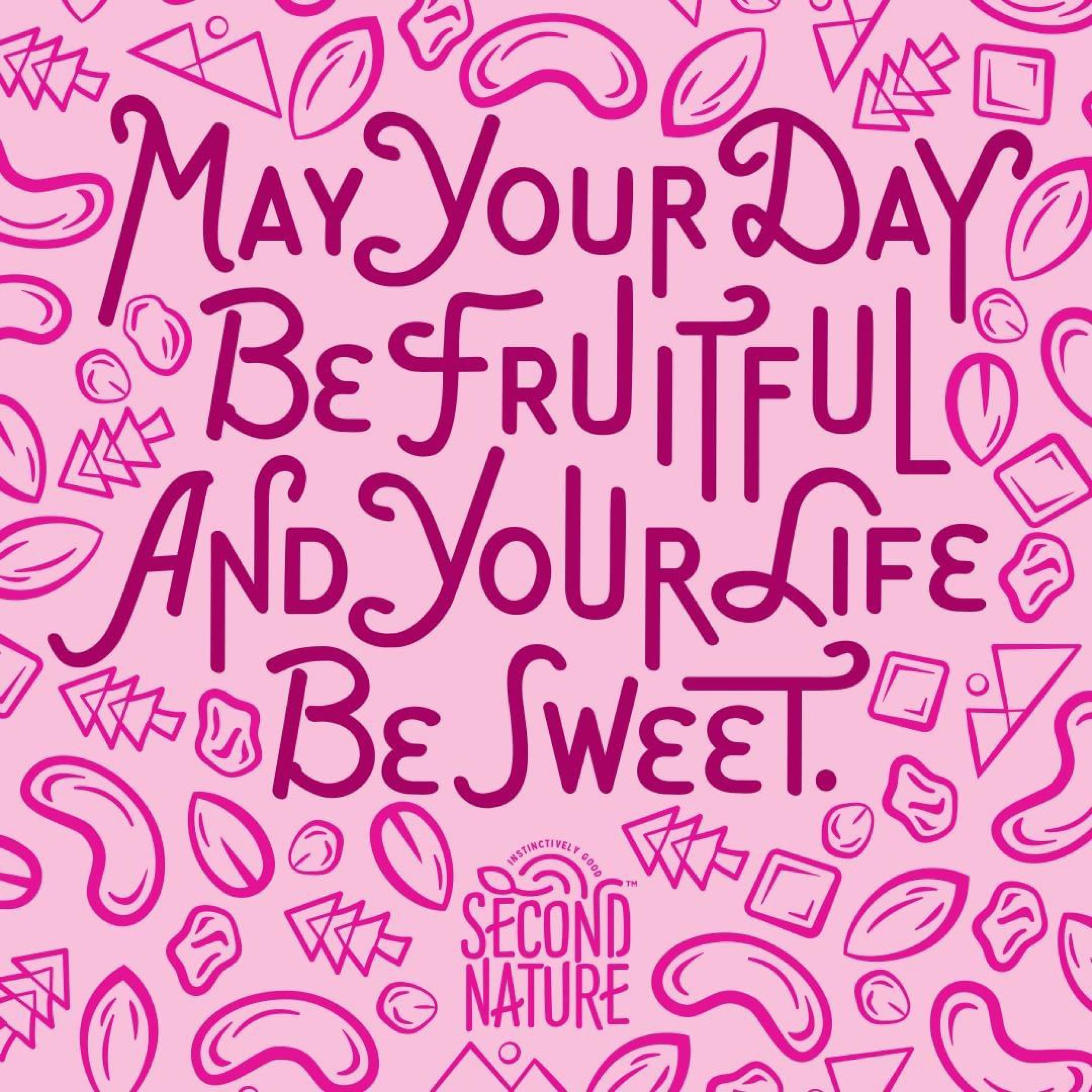 Second Nature Wholesome Medley Trail Mix sustainability label for tree planting.