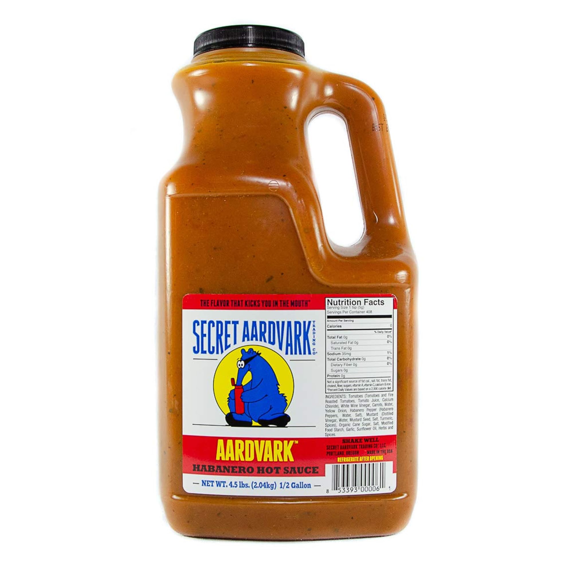 Secret Aardvark Habanero bottle pour for bold flavor.