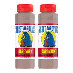 Secret Aardvark Habanero hot sauce bottle front for bold flavor on tacos.
