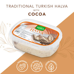 Seda Halva Pistachio 25oz pack with green flecks and nutty notes