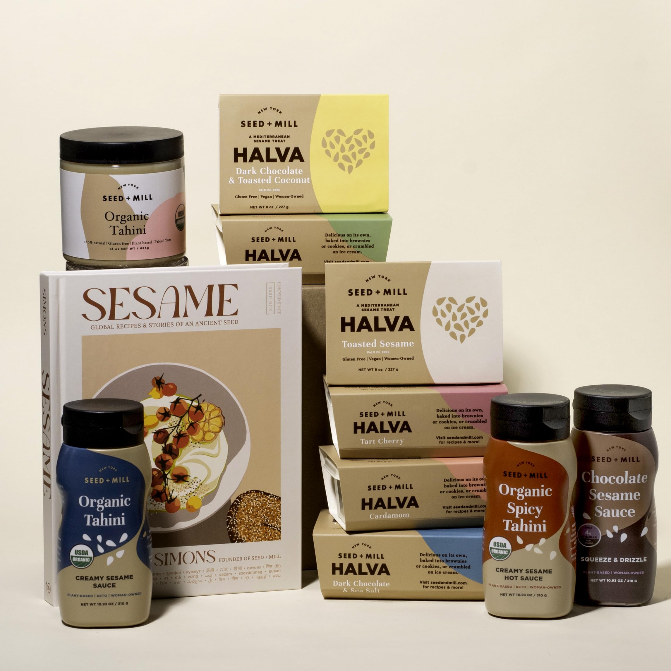 Seed + Mill gluten-free keto paleo whole30 friendly ingredient profile on packaging