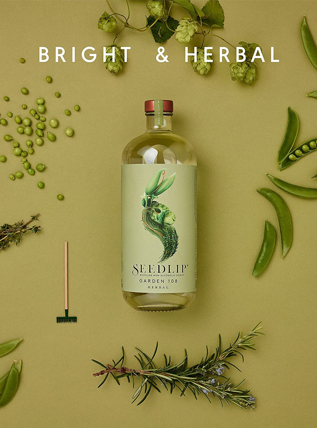 Seedlip Garden 108 cocktail base highlights a non-alcoholic option for spritzes.