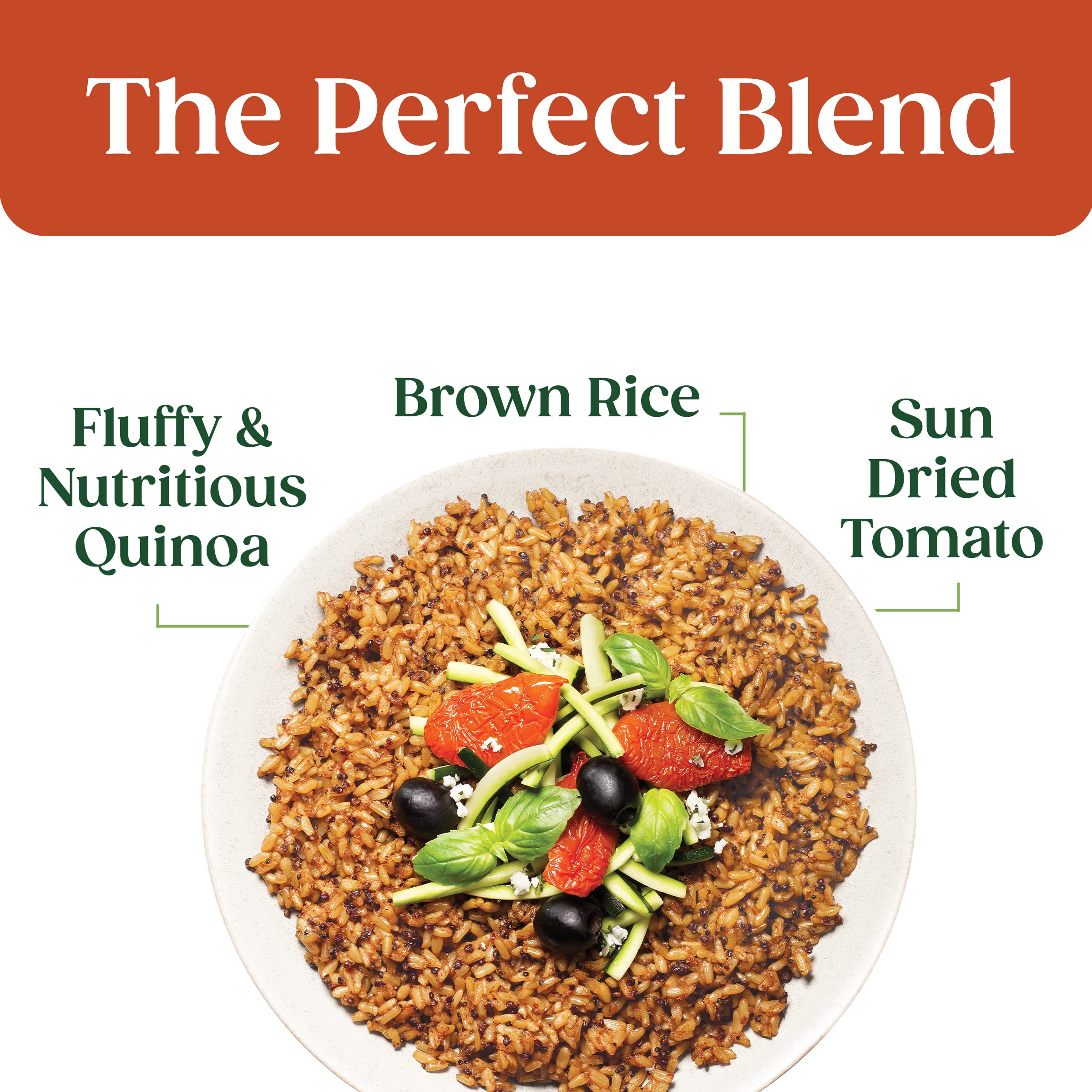 SEEDS OF CHANGE ready-to-serve dish demonstrates 90-second preparation for busy evenings.