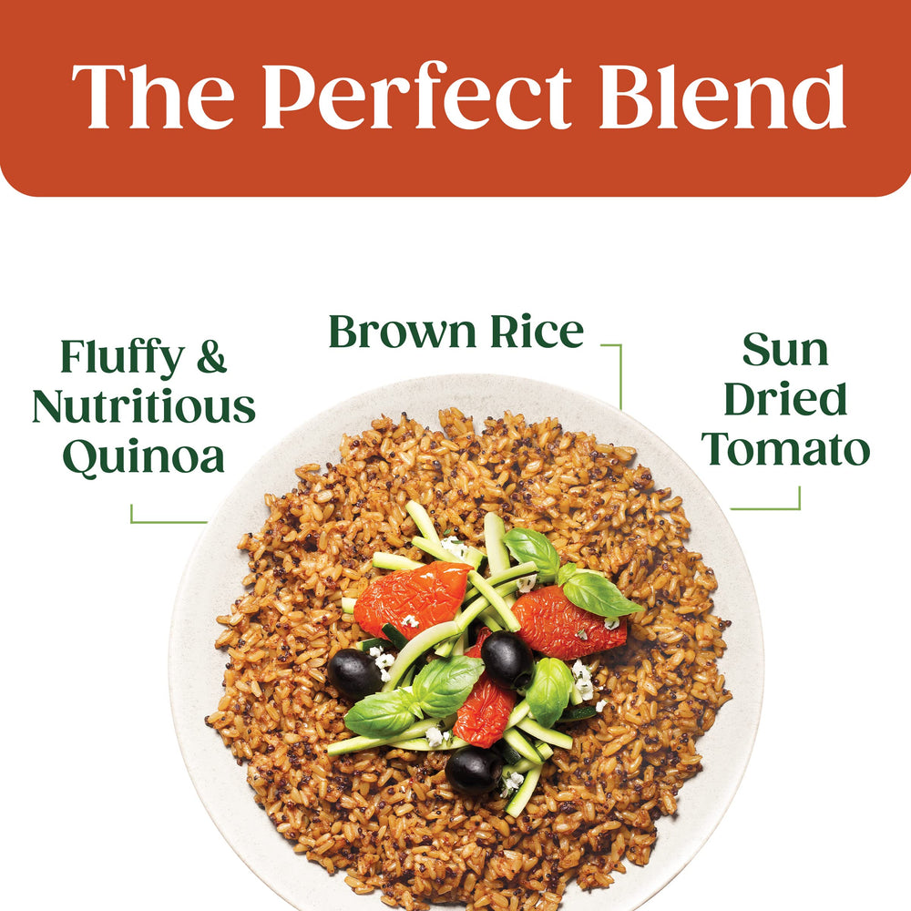 SEEDS OF CHANGE ready-to-serve dish demonstrates 90-second preparation for busy evenings.