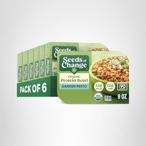 SEEDS OF CHANGE 90-second microwave heat for convenient meal.