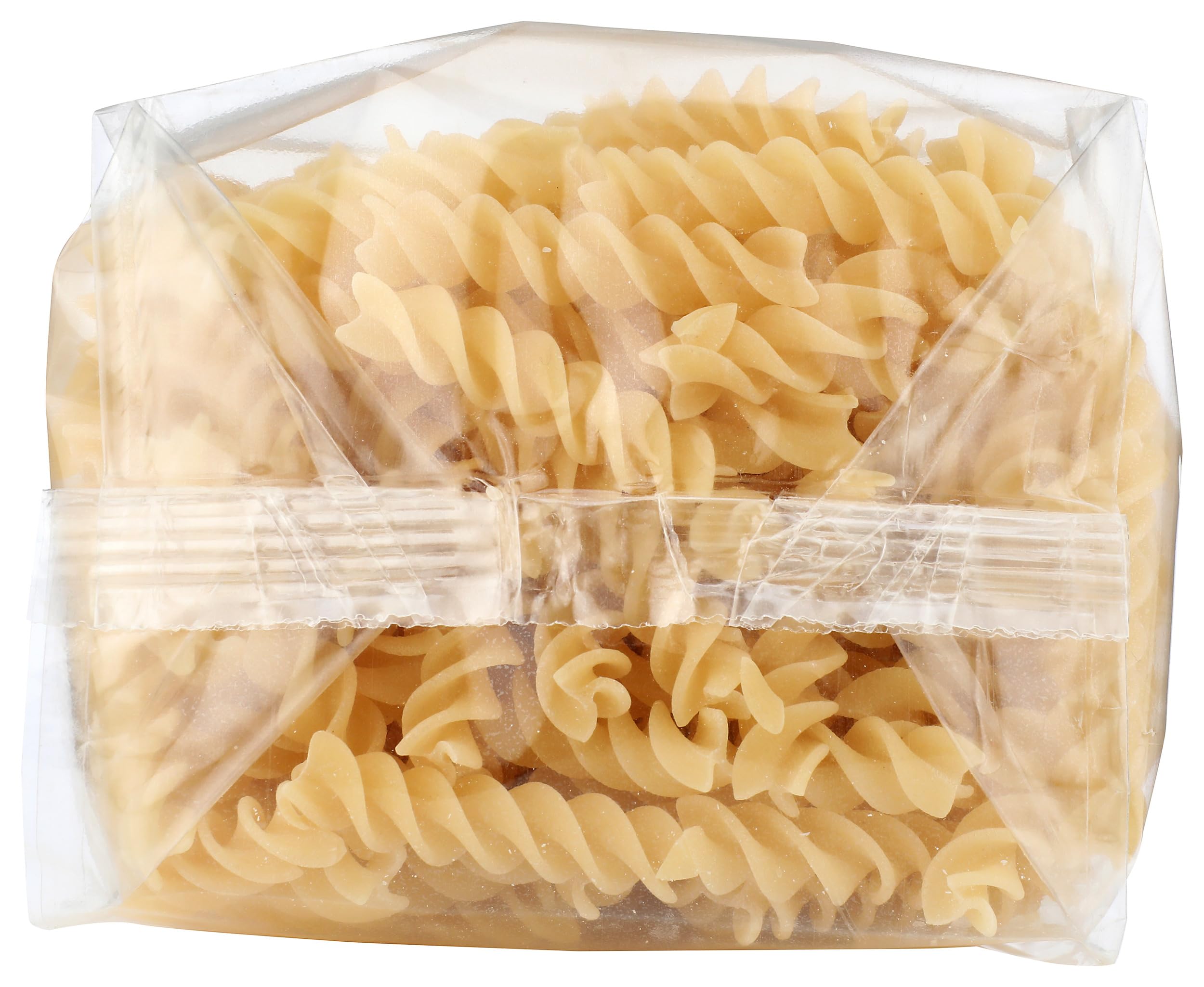 Seggiano Organic Fusilli final dish plated with sauce and Parmesan